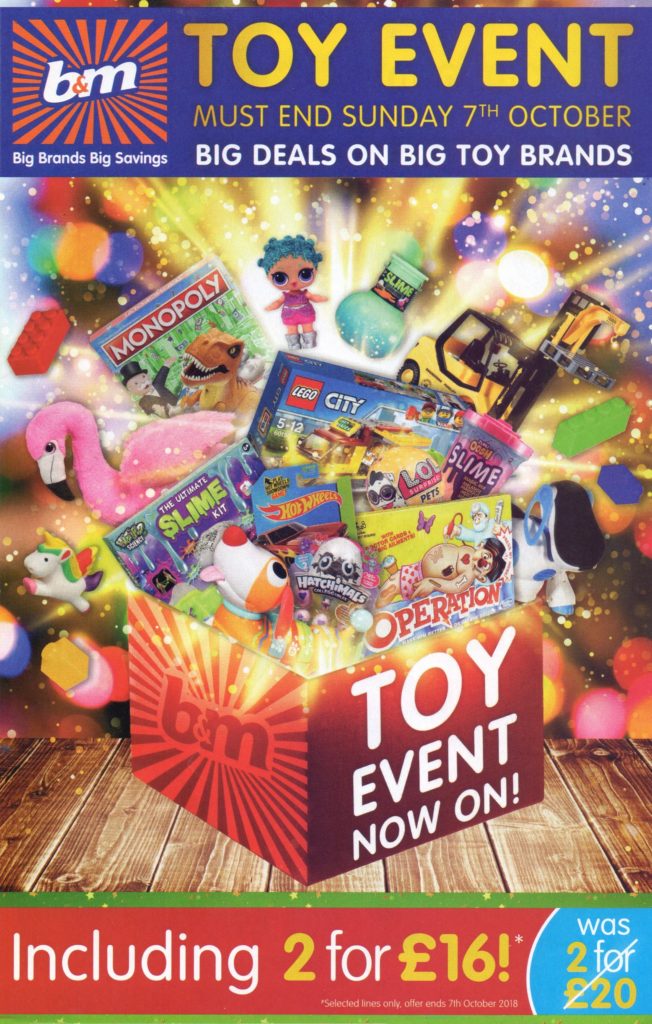 B & M Toy Offer Park Centre
