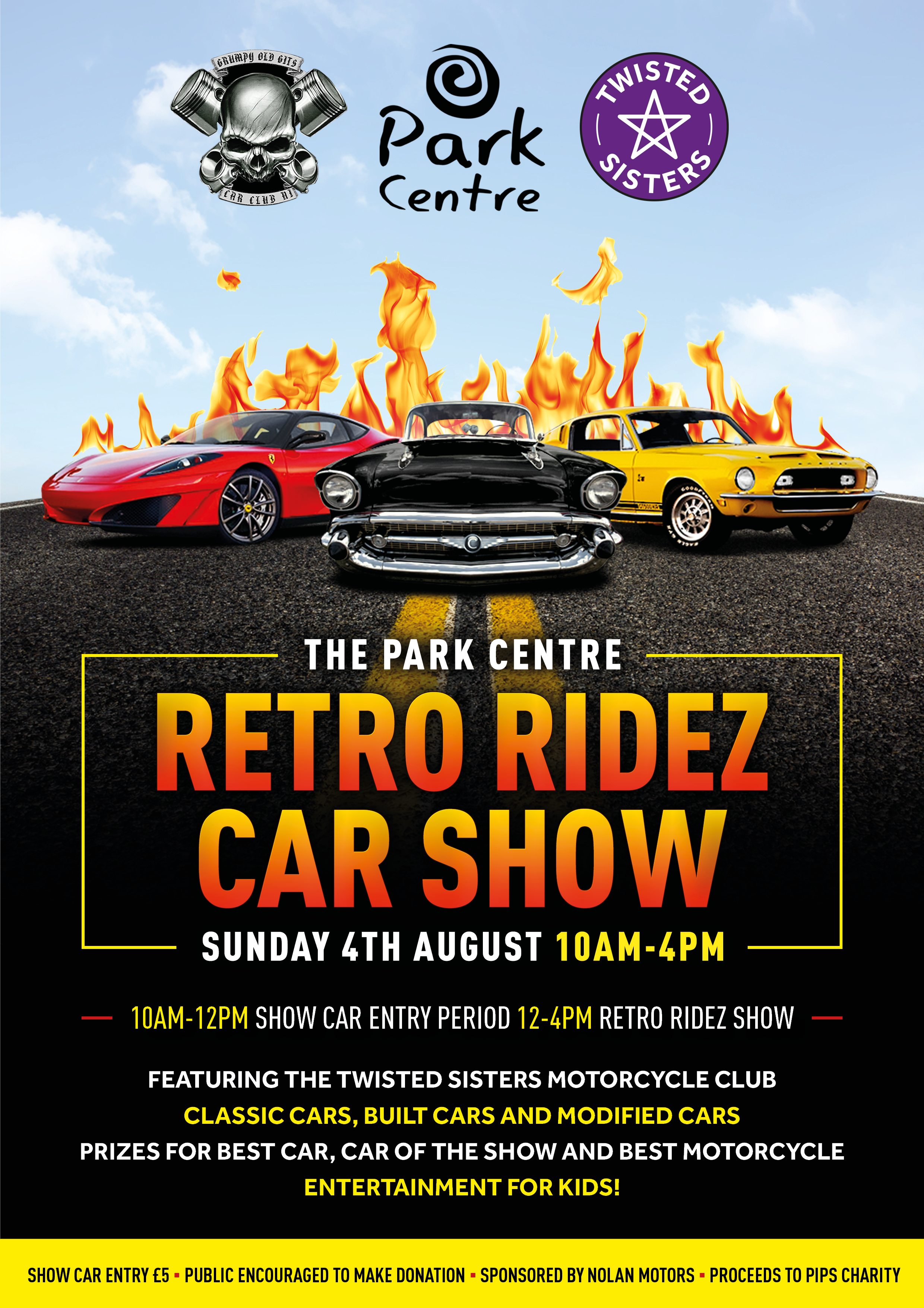 Retro Ridez Car Show Park Centre
